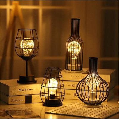 Hollow table lamps