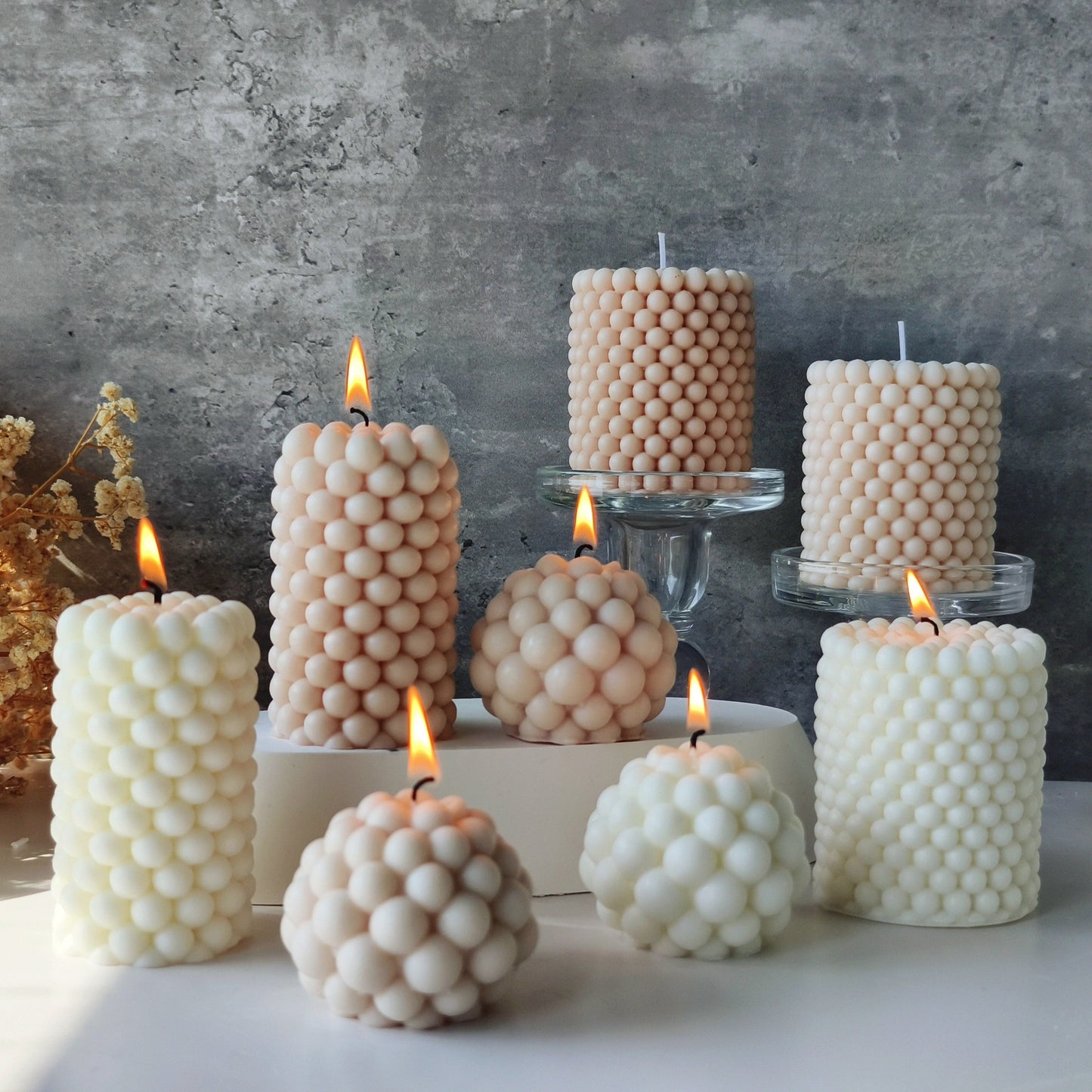 Nordic Bubble Ball Candle