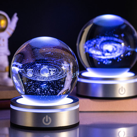 3D Inner Carving Luminous Crystal Ball