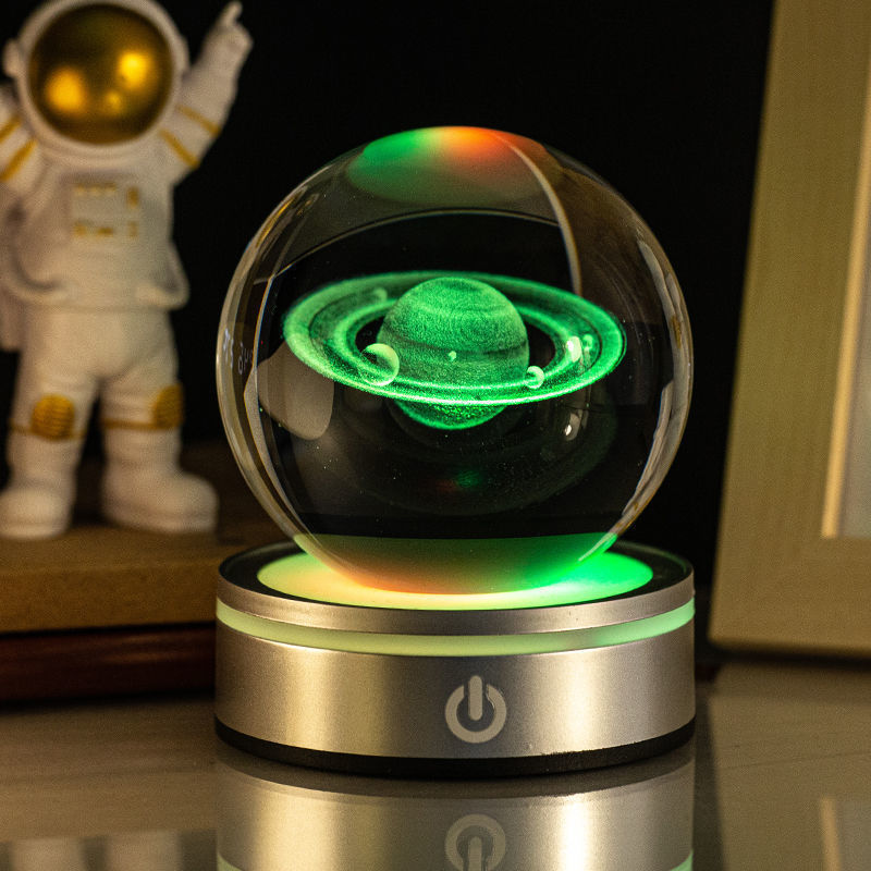 3D Inner Carving Luminous Crystal Ball