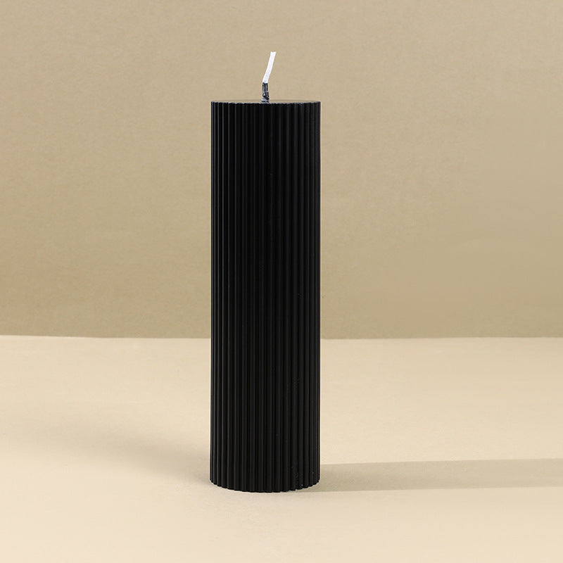 Black Cylinder candles