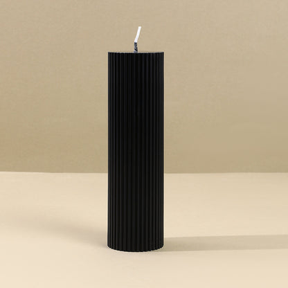Black Cylinder candles